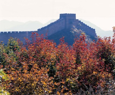 The Badaling section of the Great Wall in Beijing,China