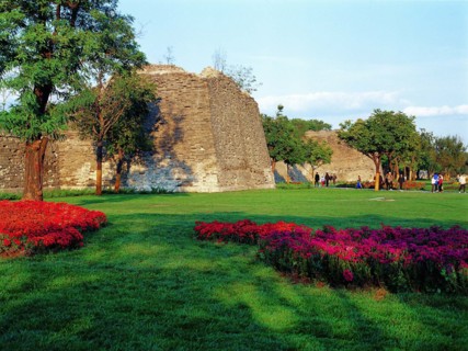 The ruins of The Great Wall dated Ming dynasty in Beijing,China