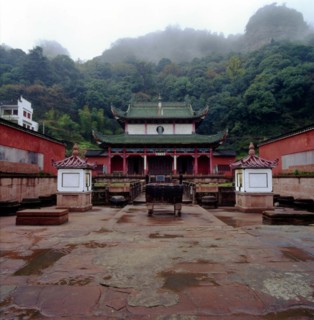 The Daxiong Palace of Qiyunshan Temple,Xiuning County,Anhui Province,China