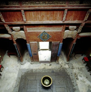 The dooryard of Chengzhi Hall,Yixian County,Anhui Province,China