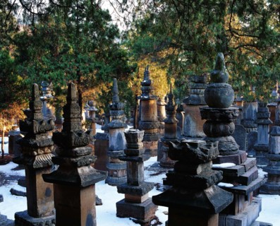 The Buddhist stone sculptures of Lingyan Temple,Shandong Province,China