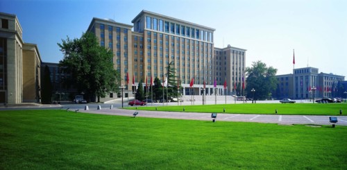 The east main building of Tsing-hua University,Beijing,China