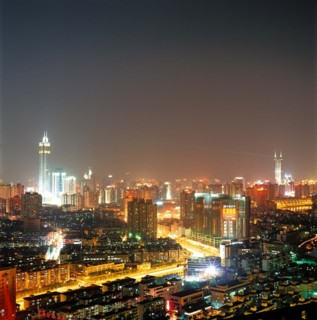 Nightscape of Shenzhen, China