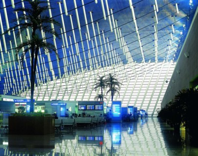 The ticket hall of the Pudong International Airport,Shanghai,China