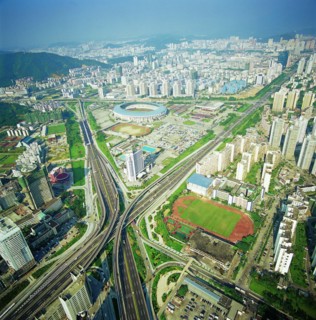 The citycape of Futian District,Shenzhen,China