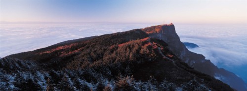 Golden Peak of Emei mountain,Sichuan,China