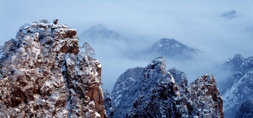 Mt. Huangshan, China “Stone Monkey Watching the Clouds”