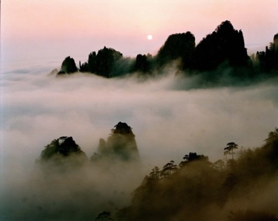 Qingliang platform of Huangshan mountain, Chna