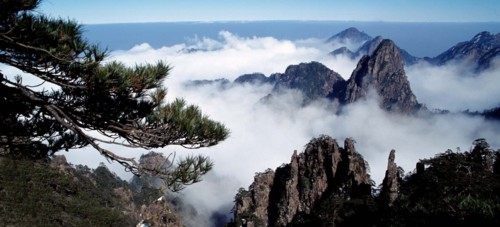 Lianhuo Peak of Huangshan mountain, China