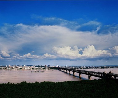 Bridge of Yangtse river in Wuhan,China