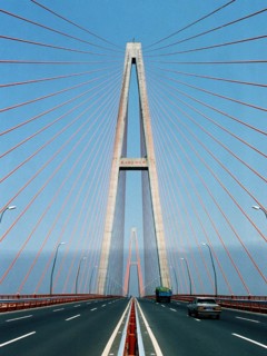 Bridge of Yangtse river in Wuhan,China