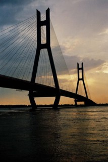 Bridge of Yangtse river in Wuhan,China