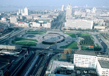 Hongshan Square in Wuhan,China