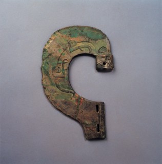Bronze axe with tiger pattern of West Zhou Dynasty,China