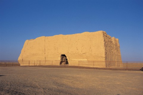 The ruin of Yumen Pass dated from Han Dynasty,Gansu,China