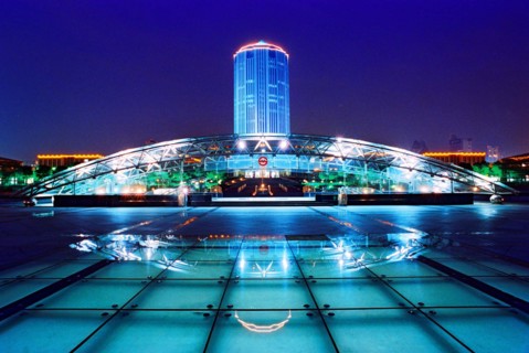 ESubway station of Science and Technology Museum in Shanghai,China