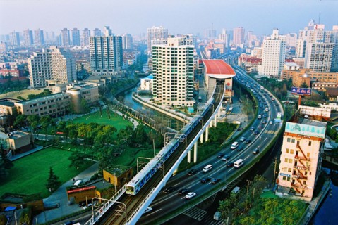 Mingzhu line in Shanghai,China