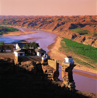 The Shannxi part of the Yellow River,Chhina