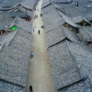 The residence of Langzhong,Sichuna Province,China
