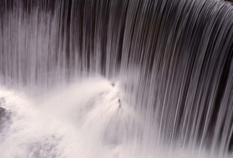 A waterfall in China