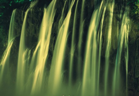A waterfall in China