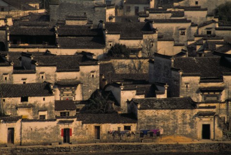the residence houses of Xidi Village,Shexian County,Anhui Province,China