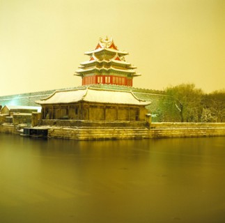 Forbidden City in snow,Beijing,China