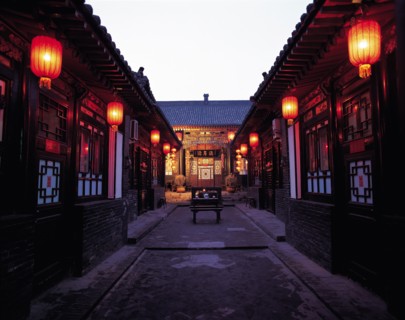 Maison traditionnelle de la ville de Pingyao, Chine