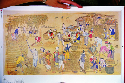 Chinese xylography painting