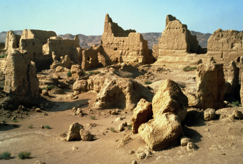 The ruin of Jiaohe Ancient City,Sinkiang,China