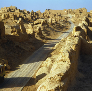 The ruin of Jiaohe Ancient City,Sinkiang,China