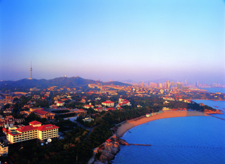 The bay of Qingdao,Shangdong,China