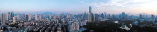 Panoramic view of Shenzhen,China
