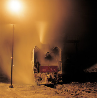 A steam train from Northeast China