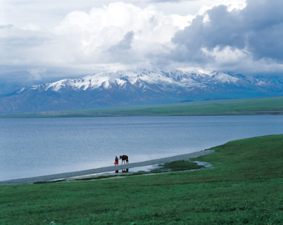 Sayram Lake in Xinjiang,China