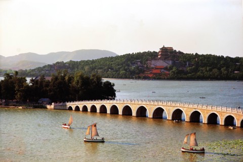 The 17-Arch Bridge,the Summer Palace,Beijing,China