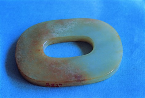 A jade ornamen from ancient China