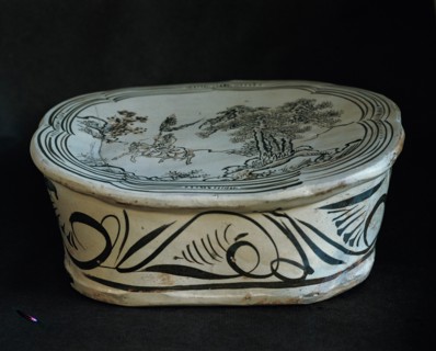 A Porcelain Pillow from Cizhou Kiln of Song Dynasty,China