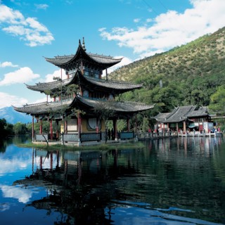 Black Dragon Pool in Lijiang,Yunnan,China