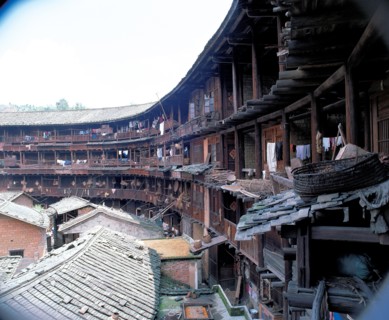 Hakka Roundhouses in Longyan,Fujian,China