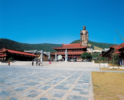 The Grand Buddhu Statue in Lingshan,Wuxi,China