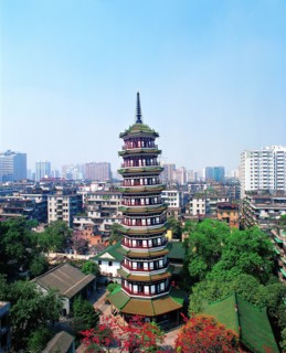 Liurong pagoda in Guangzhou,China