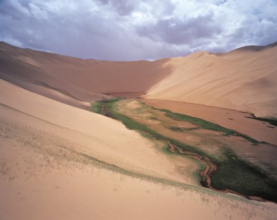 Shaziquan spring in Altun mountain natural preserve,Xinjiang,China