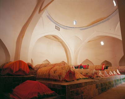 The interior of Abakh hoja Tomb in Kashi,Xinjiang,China