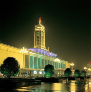 Railway station of Changsha,Hunan,China