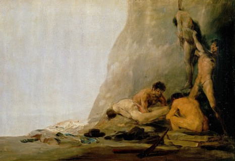 Goya, Cannibals preparing their victims