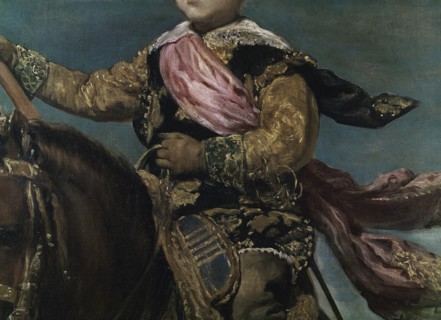 Vélasquez, Portrait équestre de Baltasar Carlos d'Espagne (détail)