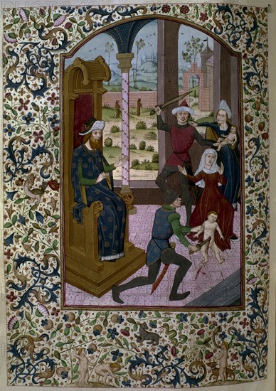 Zuñiga's codex : beheading of innocent people