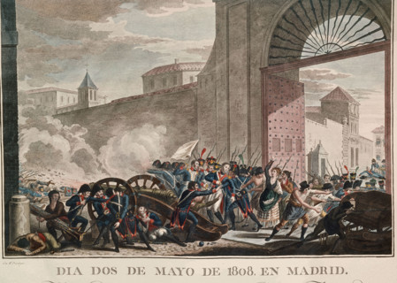 Le 2 mai 1808, Daoiz et Velarde meurent en défendant le parc d'artillerie
