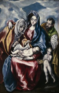 El Greco, The Holy Family with Saint Anne and Infant John the Baptist